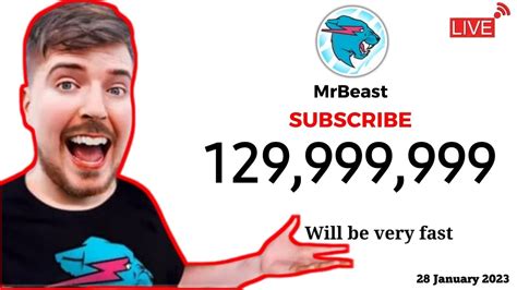 mrbeast socialblade|live subscriber count mr beast.